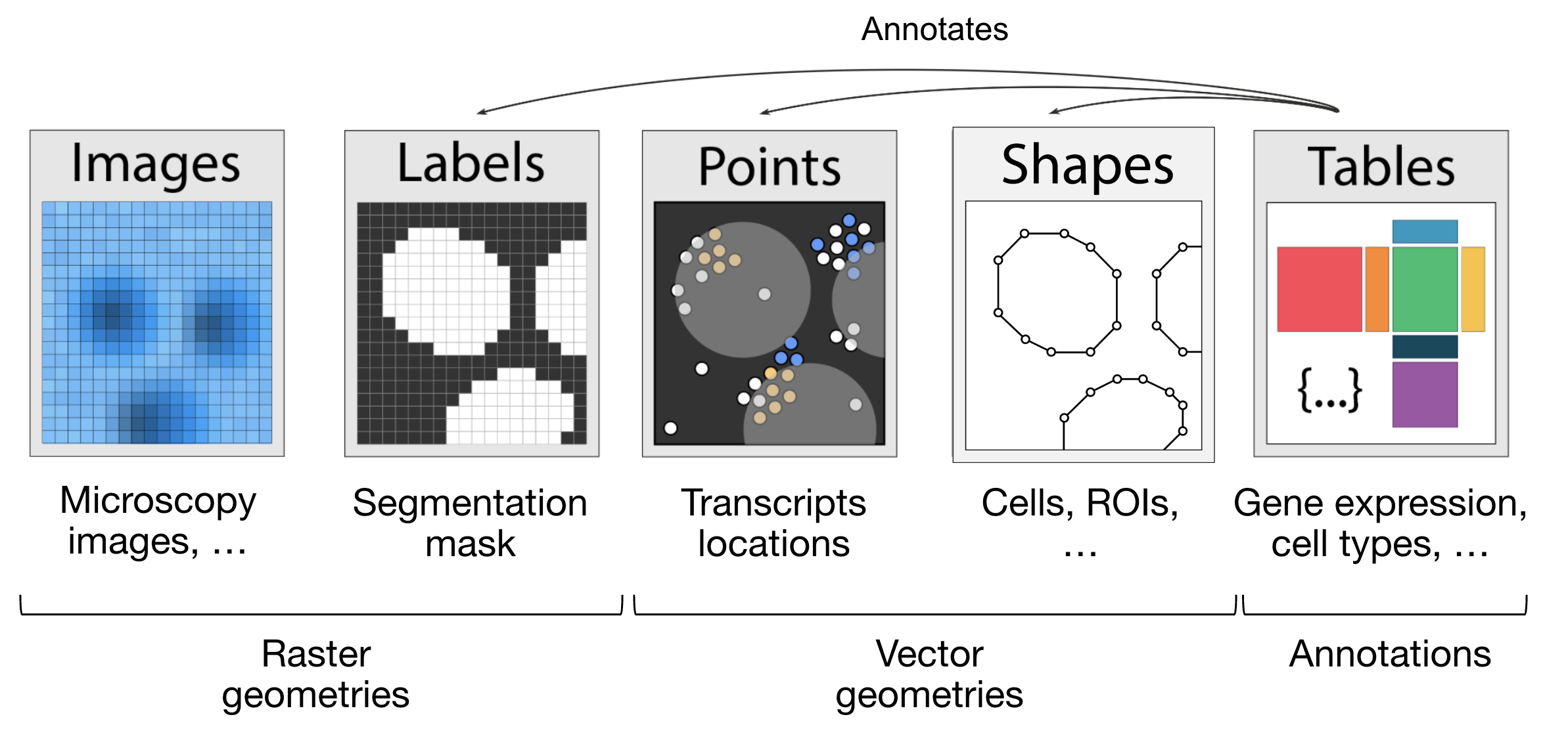 Overview of SpacialData